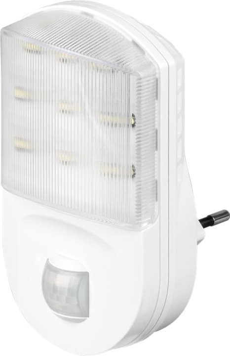 Goobay LED-nattljus med rörelsedetektor kallvit, 120° detektion, 5 m räckvidd, för inomhusbruk (IP20) ryhmässä KODINELEKTRONIIKKA / Valaistus / Yölamput @ TP E-commerce Nordic AB (C40372)