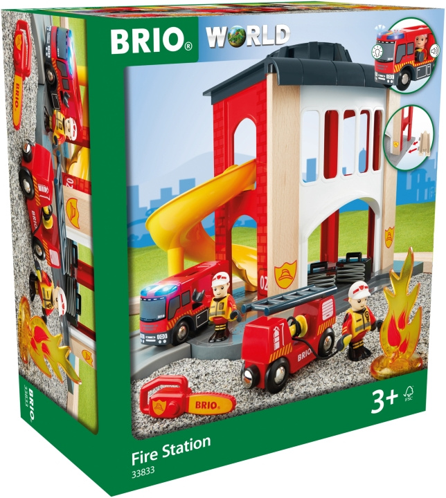 BRIO World 33833 - Paloasema ryhmässä LELUT, TUOTTEET LAPSILLE JA VAUVOILLE / Leikkikalut, Askartelu &Pelit / Rakennuslelut / Brio junaradat @ TP E-commerce Nordic AB (C40401)