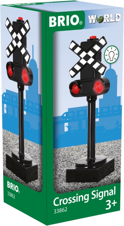 BRIO World 33862 - Tasoristeysmerkkivalo ryhmässä LELUT, TUOTTEET LAPSILLE JA VAUVOILLE / Leikkikalut, Askartelu &Pelit / Rakennuslelut / Brio junaradat @ TP E-commerce Nordic AB (C40404)