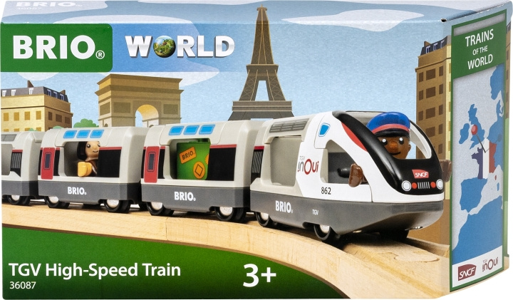 BRIO World 36087 - Maailman junat, TGV-suurnopeusjuna ryhmässä LELUT, TUOTTEET LAPSILLE JA VAUVOILLE / Leikkikalut, Askartelu &Pelit / Rakennuslelut / Brio junaradat @ TP E-commerce Nordic AB (C40462)