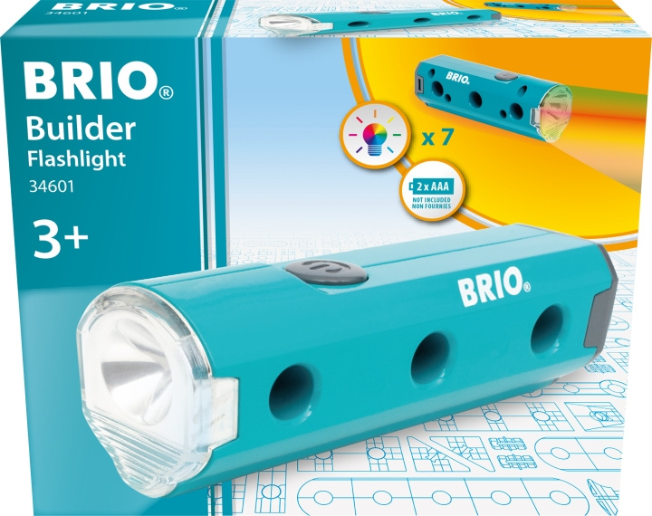 BRIO Builder 34601 - Taskulamppu ryhmässä LELUT, TUOTTEET LAPSILLE JA VAUVOILLE / Leikkikalut, Askartelu &Pelit / Rakennuslelut / Rakennuspalikat @ TP E-commerce Nordic AB (C40466)