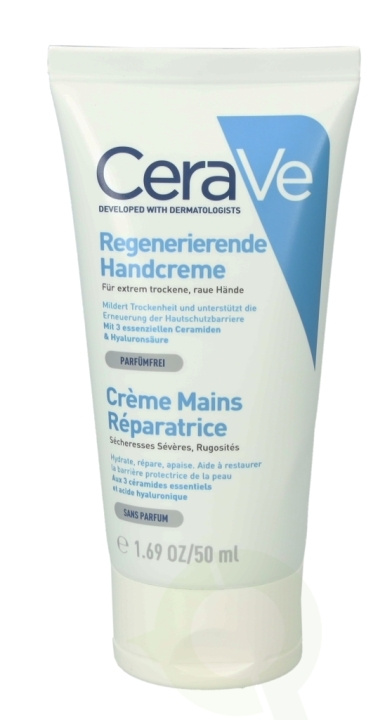 CeraVe Reparative Hand Cream 50 ml ryhmässä KAUNEUS JA TERVEYS / Manikyyri/Pedikyyri / Käsirasva @ TP E-commerce Nordic AB (C40526)
