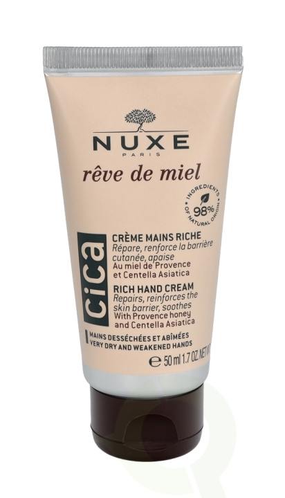 Nuxe Reve De Miel Cica Hand Cream 50 ml ryhmässä KAUNEUS JA TERVEYS / Manikyyri/Pedikyyri / Käsirasva @ TP E-commerce Nordic AB (C40745)