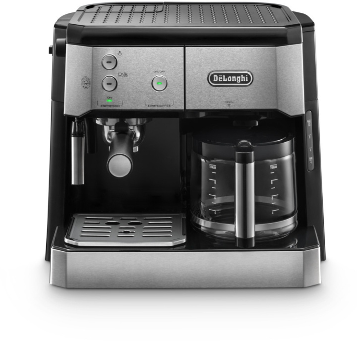 DeLonghi BCO421.S -yhdistelmäkahvinkeitin ryhmässä KOTI, TALOUS JA PUUTARHA / Kodinkoneet / Kahvikoneet ja tarvikkeet / Kahvinkeittimet @ TP E-commerce Nordic AB (C40859)