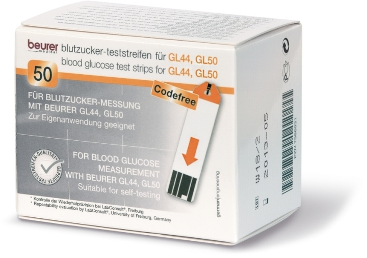 Beurer GL44 -testiliuskat verensokerimittariin ryhmässä KAUNEUS JA TERVEYS / Terveydenhoito / Muut @ TP E-commerce Nordic AB (C40862)