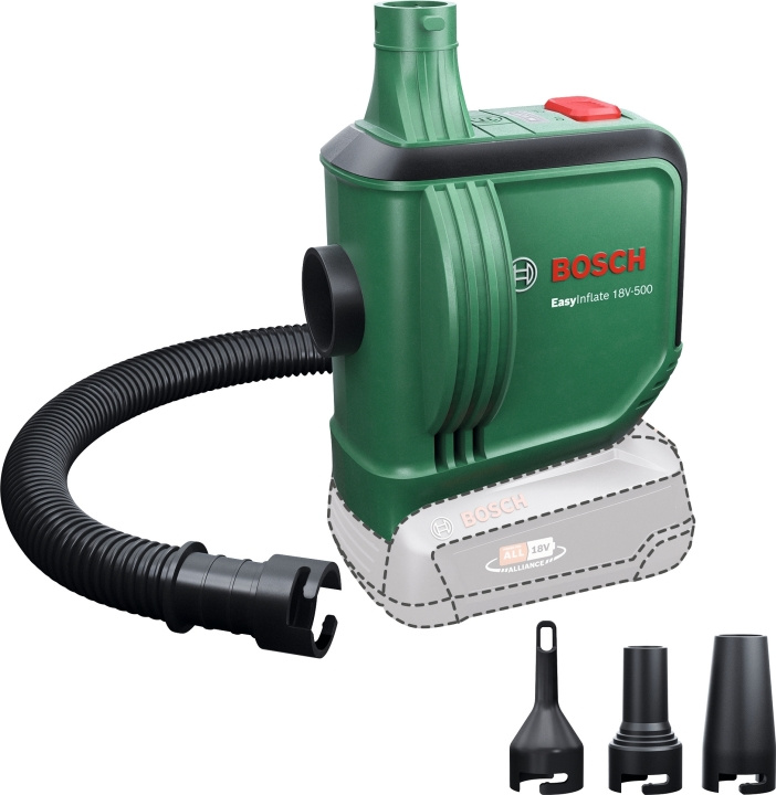 Bosch Power Tools Bosch EasyInflate 18V-500 akkupumppu, solo ryhmässä KOTI, TALOUS JA PUUTARHA / Työkalut & Tee itse / Muut sähkötyökalut @ TP E-commerce Nordic AB (C40965)