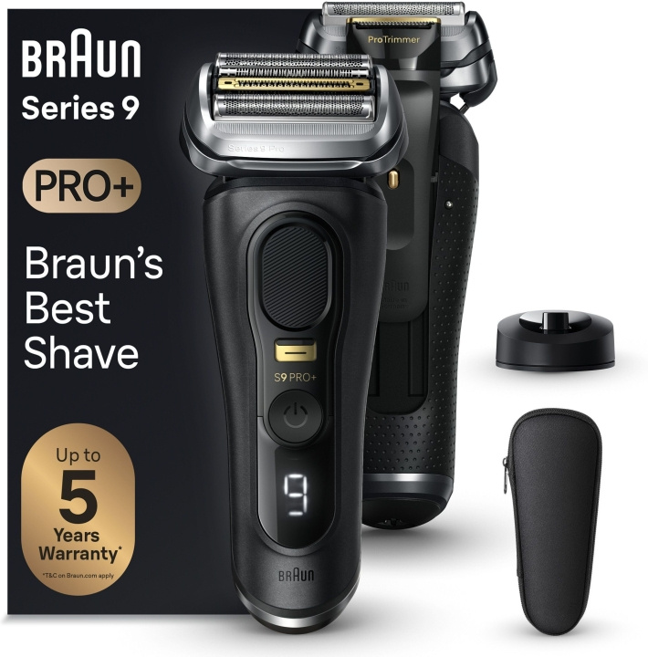 Braun Series 9 PRO+ 9510s -parranajokone ryhmässä KAUNEUS JA TERVEYS / Hiukset &Stailaus / Sheivaus ja trimmaus / Parranajokoneet @ TP E-commerce Nordic AB (C40980)