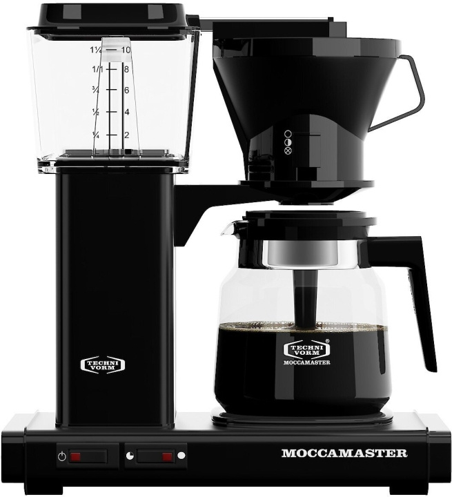 Moccamaster Manual -kahvinkeitin, musta ryhmässä KOTI, TALOUS JA PUUTARHA / Kodinkoneet / Kahvikoneet ja tarvikkeet / Kahvinkeittimet @ TP E-commerce Nordic AB (C40983)