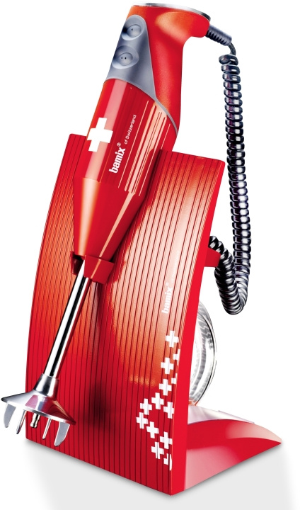 Bamix SwissLine M200-sauvasekoitin, punainen ryhmässä KOTI, TALOUS JA PUUTARHA / Kodinkoneet / Yleiskoneet ja monitoimikoneet / Sauvasekoittimet @ TP E-commerce Nordic AB (C41022)