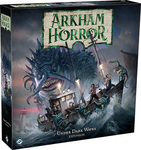 Enigma Arkham Horror Under Dark Waves -lisäosa ryhmässä LELUT, TUOTTEET LAPSILLE JA VAUVOILLE / Peli / Lautapelit @ TP E-commerce Nordic AB (C41031)