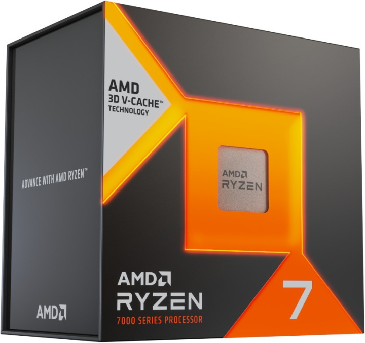 AMD Ryzen 7 7800X3D -prosessori AM5 -kantaan ryhmässä TIETOKOONET & TARVIKKEET / Tietokoneen komponentit / Prosessori @ TP E-commerce Nordic AB (C41108)
