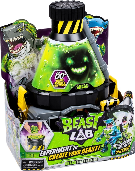 Beast Lab Shark Beast Creator - hirviölaboratorio ryhmässä LELUT, TUOTTEET LAPSILLE JA VAUVOILLE / Leikkikalut, Askartelu &Pelit / Kokeilu ja tee-se-itse @ TP E-commerce Nordic AB (C41125)
