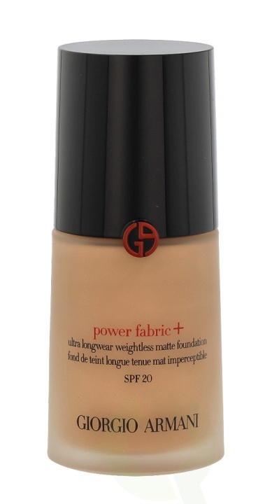 Armani Power Fabric+ Ultra Longwear Matte Foundation SPF20 30 ml #4 ryhmässä KAUNEUS JA TERVEYS / Meikit / Meikit Kasvot / Meikkivoide @ TP E-commerce Nordic AB (C41232)