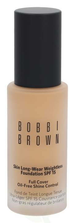 Bobbi Brown Skin Long-Wear Weightless Foundation SPF15 30 ml W-054 Natural Tan ryhmässä KAUNEUS JA TERVEYS / Meikit / Meikit Kasvot / Meikkivoide @ TP E-commerce Nordic AB (C41265)