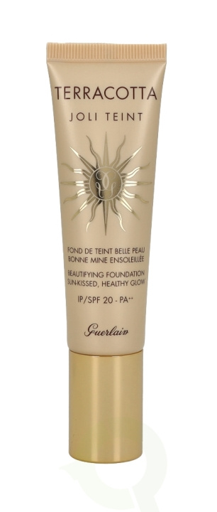 Guerlain Terracotta Joli Teint Foundation SPF20 30 ml Moyen/Medium - Sun Kissed, Healty Glow ryhmässä KAUNEUS JA TERVEYS / Meikit / Meikit Kasvot / Meikkivoide @ TP E-commerce Nordic AB (C41464)
