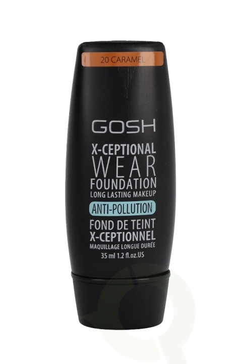 Gosh X-Ceptional Wear Foundation Long Lasting Makeup 35 ml 20 Caramel ryhmässä KAUNEUS JA TERVEYS / Meikit / Meikit Kasvot / Meikkivoide @ TP E-commerce Nordic AB (C41473)