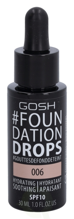 Gosh Foundation Drops SPF10 30 ml Tawney ryhmässä KAUNEUS JA TERVEYS / Meikit / Meikit Kasvot / Meikkivoide @ TP E-commerce Nordic AB (C41484)