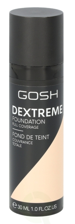 Gosh Dextreme Full Coverage Foundation 30 ml 002 Ivory ryhmässä KAUNEUS JA TERVEYS / Meikit / Meikit Kasvot / Meikkivoide @ TP E-commerce Nordic AB (C41496)