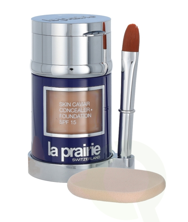 La Prairie Skin Concealer Foundation SPF15 32 ml Mocha W50 - Concealer 2gr/Foundation 30ml ryhmässä KAUNEUS JA TERVEYS / Meikit / Meikit Kasvot / Meikkivoide @ TP E-commerce Nordic AB (C41555)