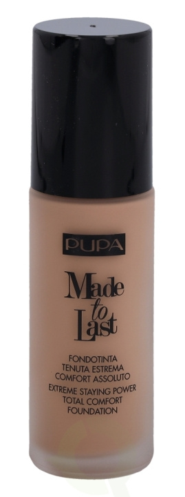 Pupa Milano Pupa Made To Last Total Comfort Foundation SPF10 30 ml #040 Medium Beige ryhmässä KAUNEUS JA TERVEYS / Meikit / Meikit Kasvot / Meikkivoide @ TP E-commerce Nordic AB (C41761)