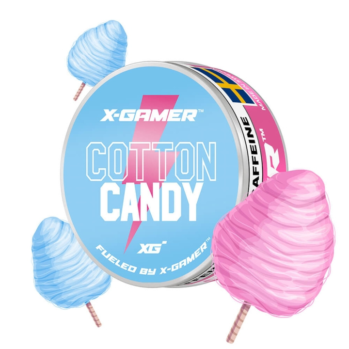 X-GAMER Pouch Energy Cotton Candy ryhmässä TIETOKOONET & TARVIKKEET / GAMING / Pelaajien energiajuomat @ TP E-commerce Nordic AB (C42000)