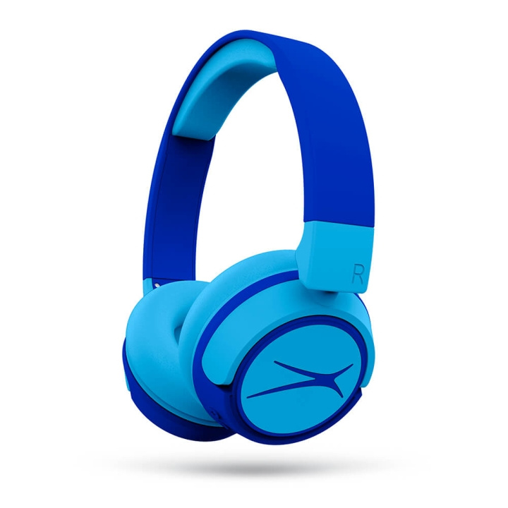 ALTEC LANSING Kids Headphone Wireless 2in1 On-Ear Blue ryhmässä KODINELEKTRONIIKKA / Ääni & Kuva / Kuulokkeet & Tarvikkeet / Kuulokkeet @ TP E-commerce Nordic AB (C42093)