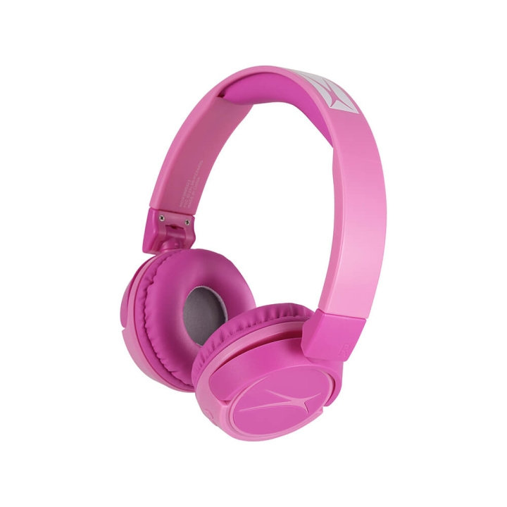 ALTEC LANSING Kids Headphone Wireless 2in1 On-Ear Pink ryhmässä KODINELEKTRONIIKKA / Ääni & Kuva / Kuulokkeet & Tarvikkeet / Kuulokkeet @ TP E-commerce Nordic AB (C42094)