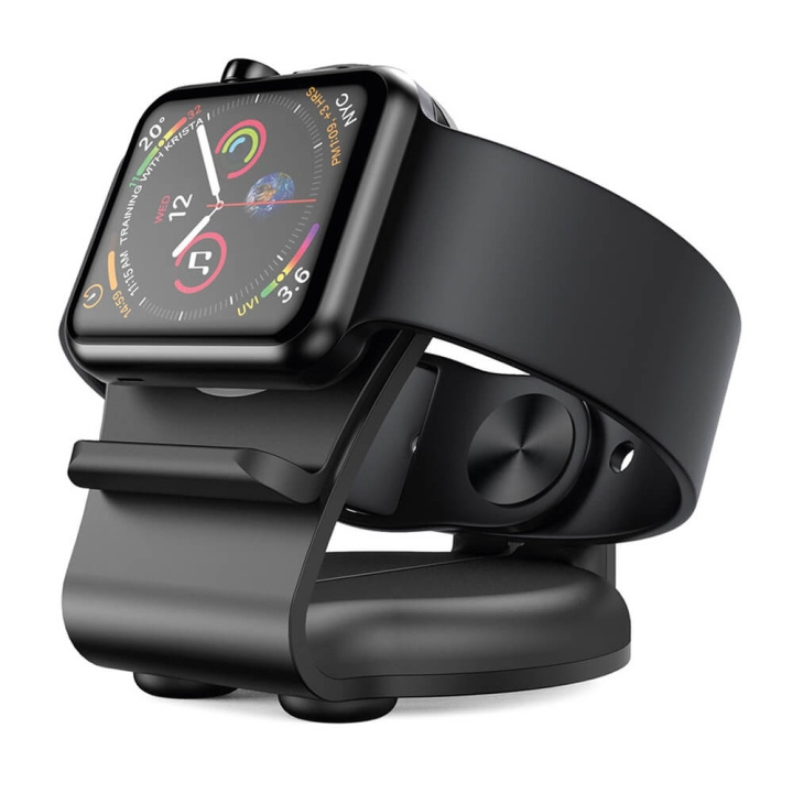 Desire2 Restore -latausteline Apple Watchin musta ryhmässä ÄLYPUHELIMET JA TABLETIT / Urheilu, koti ja vapaa-aika / Apple Watch & tarvikkeet / Tarvikkeet @ TP E-commerce Nordic AB (C42096)