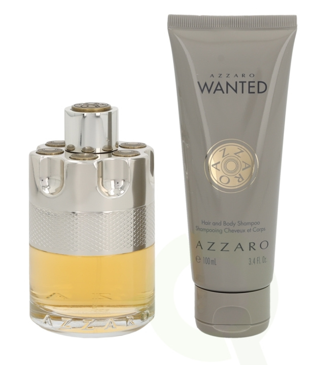 Azzaro Wanted Giftset 200 ml, Edt Spray 100ml/Hair & Body Shampoo 100ml ryhmässä KAUNEUS JA TERVEYS / Lahjapakkaukset / Miesten lahjapakkaukset @ TP E-commerce Nordic AB (C42387)