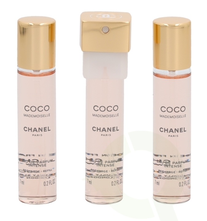 Chanel Coco Mademoiselle Intense Giftset 21 ml, 3x Edp Spray Refill 7ml - Twist and Spray ryhmässä KAUNEUS JA TERVEYS / Lahjapakkaukset / Naisten lahjapakkaukset @ TP E-commerce Nordic AB (C42415)