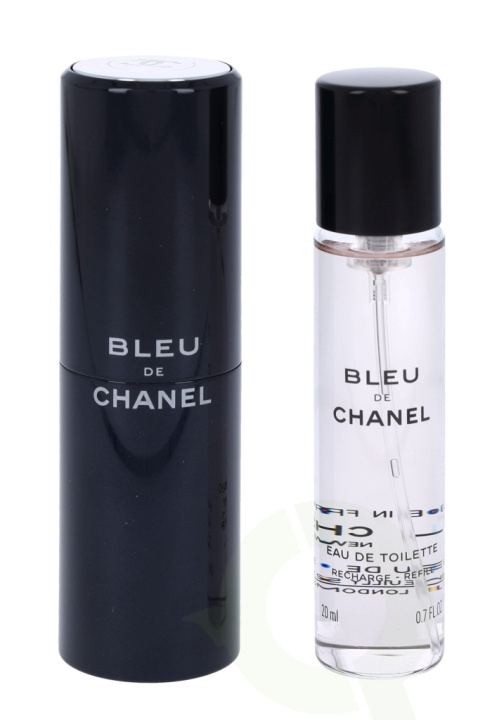Chanel Bleu De Chanel Pour Homme Giftset 60 ml, Edt Spray 20ml/2x Edt Spray Refill 20ml - Travel Sprays ryhmässä KAUNEUS JA TERVEYS / Lahjapakkaukset / Miesten lahjapakkaukset @ TP E-commerce Nordic AB (C42433)