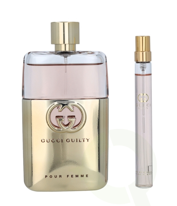 Gucci Guilty Pour Femme Giftset 100 ml, Edp Spray 90ml/Edp Spray 10ml ryhmässä KAUNEUS JA TERVEYS / Lahjapakkaukset / Naisten lahjapakkaukset @ TP E-commerce Nordic AB (C42439)