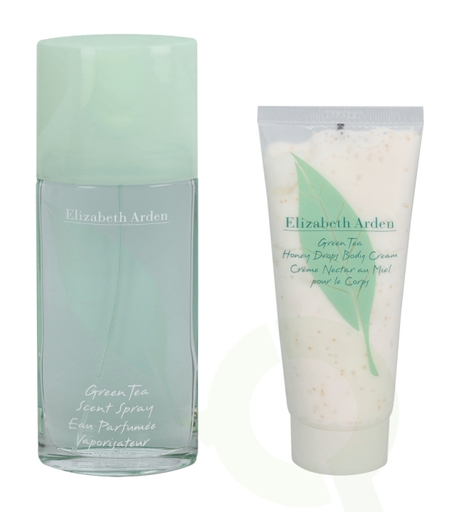 Elizabeth Arden E.Arden Green Tea Giftset 200 ml, Edp Spray 100ml/Body Cream 100ml ryhmässä KAUNEUS JA TERVEYS / Lahjapakkaukset / Naisten lahjapakkaukset @ TP E-commerce Nordic AB (C42462)