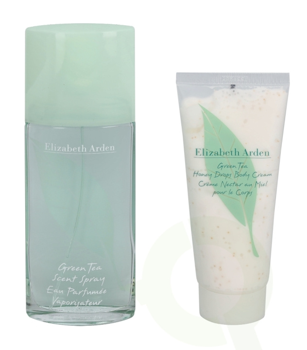 Elizabeth Arden E.Arden Green Tea Giftset 200 ml, Edp Spray 100ml/Body Cream 100ml ryhmässä KAUNEUS JA TERVEYS / Lahjapakkaukset / Naisten lahjapakkaukset @ TP E-commerce Nordic AB (C42462)