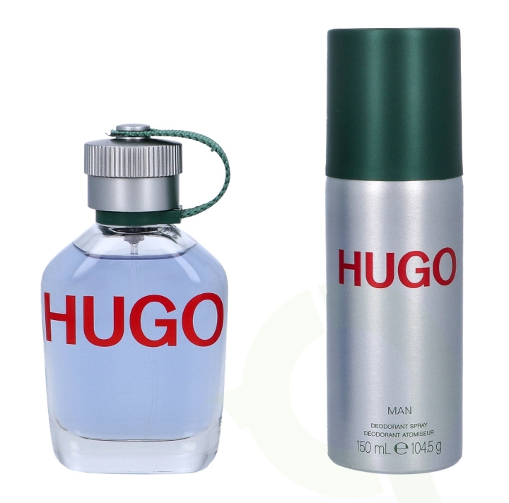 Hugo Boss Hugo Man Giftset 225 ml Edt Spray 75ml/Deodorant Spray 150ml ryhmässä KAUNEUS JA TERVEYS / Lahjapakkaukset / Miesten lahjapakkaukset @ TP E-commerce Nordic AB (C42479)