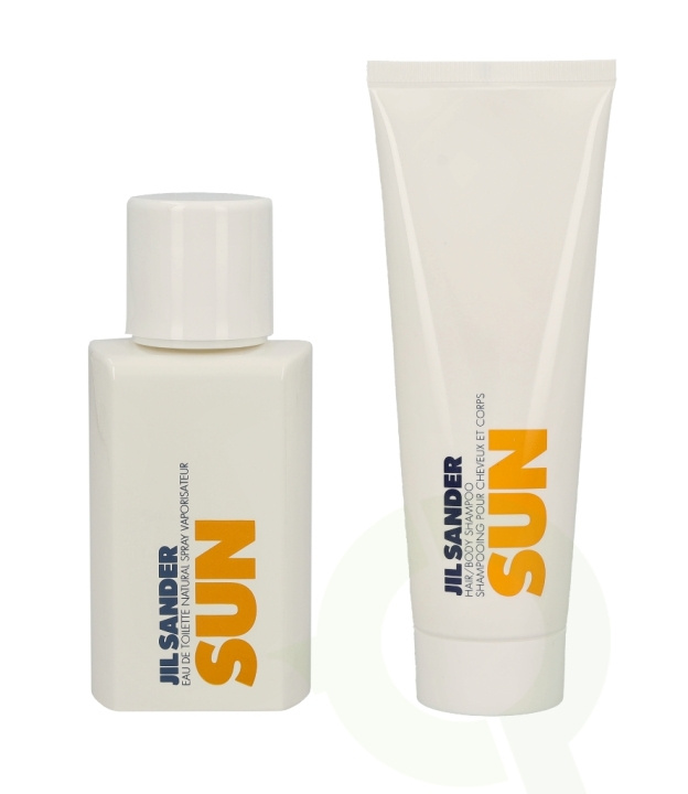 Jil Sander Sun Women Giftset 150 ml Edt Spray 75ml/Hair-Body Shampoo 75ml ryhmässä KAUNEUS JA TERVEYS / Lahjapakkaukset / Naisten lahjapakkaukset @ TP E-commerce Nordic AB (C42497)