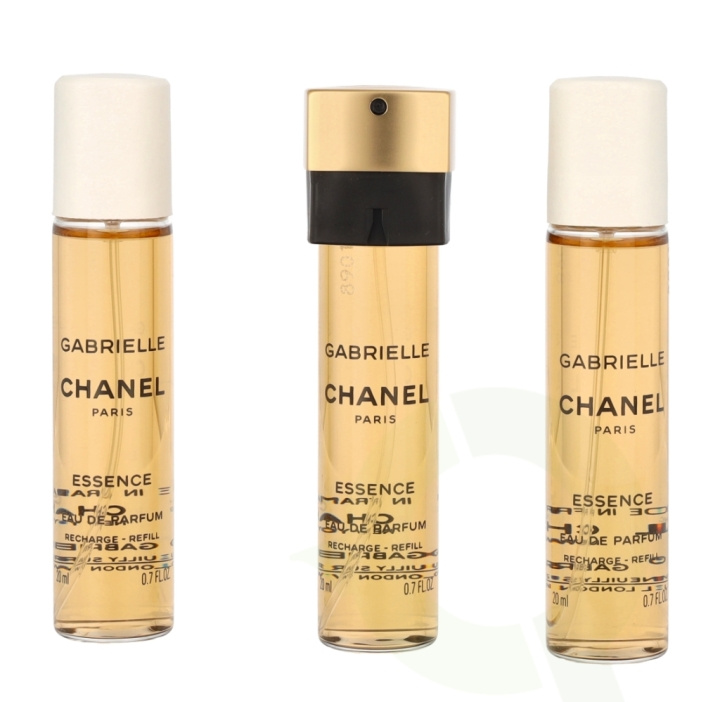 Chanel Gabrielle Essence Giftset 60 ml, 3x20ml Refill ryhmässä KAUNEUS JA TERVEYS / Lahjapakkaukset / Naisten lahjapakkaukset @ TP E-commerce Nordic AB (C42562)