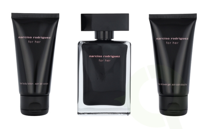 Narciso Rodriguez For Her Giftset 150 ml Edt Spray 50ml/Body Lotion 50ml/Shower Gel 50ml - Christmas 2023 ryhmässä KAUNEUS JA TERVEYS / Lahjapakkaukset / Naisten lahjapakkaukset @ TP E-commerce Nordic AB (C42572)