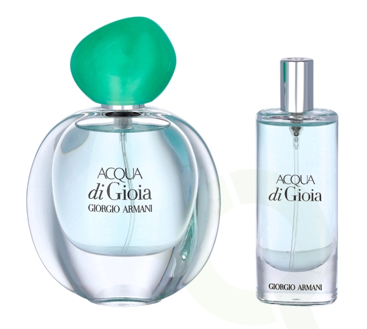 Armani Acqua Di Gioia Giftset 45 ml, Edp Spray 30ml/Edp Spray 15ml ryhmässä KAUNEUS JA TERVEYS / Lahjapakkaukset / Naisten lahjapakkaukset @ TP E-commerce Nordic AB (C42585)