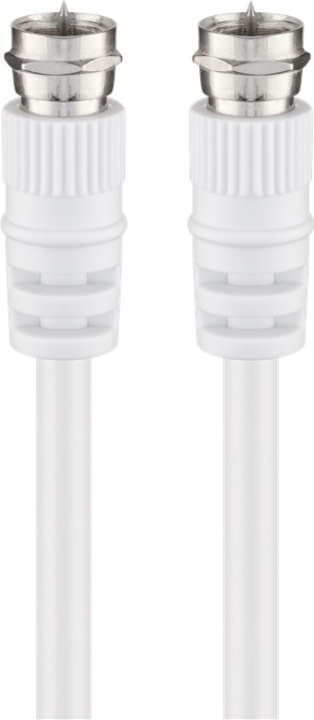 Goobay SAT-antennkabel ( F-plugg > F-plugg ryhmässä KODINELEKTRONIIKKA / Kaapelit & Sovittimet / Antennikaapelit & Tarvikkeet / Antenni johdot @ TP E-commerce Nordic AB (C42605)