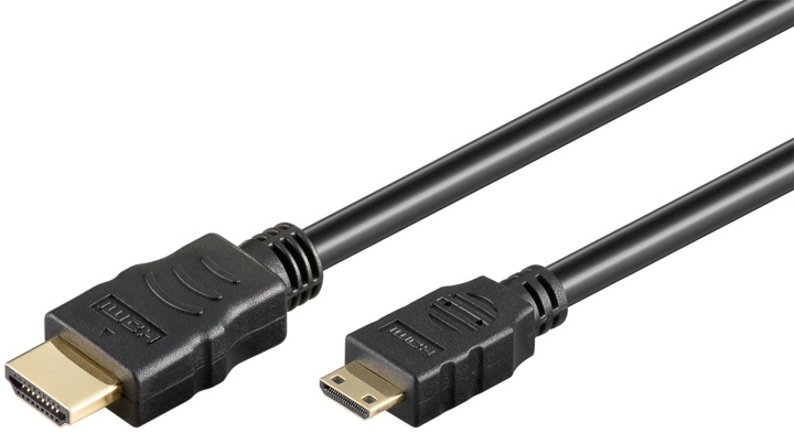 Goobay Höghastighets HDMI™-kabel med Ethernet (mini) HDMI™-kontakt (typ A) > HDMI™-minikontakt (typ C) ryhmässä KODINELEKTRONIIKKA / Kaapelit & Sovittimet / HDMI / Kaapelit @ TP E-commerce Nordic AB (C42640)