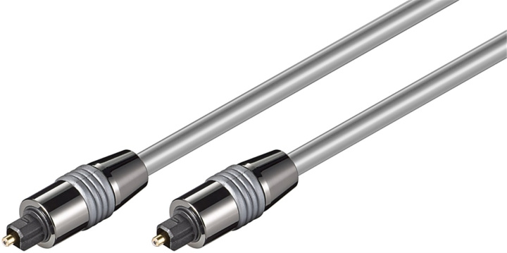 Goobay Toslink-kabel 6 mm med metallpluggar Toslink-kontakt > Toslink-kontakt, ø 6 mm ryhmässä KODINELEKTRONIIKKA / Kaapelit & Sovittimet / Digitaalinen ääni @ TP E-commerce Nordic AB (C42704)