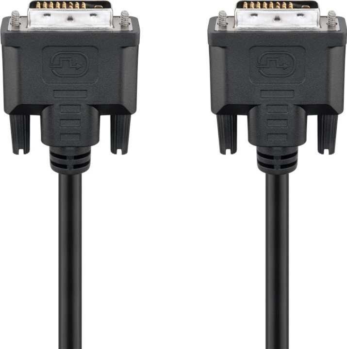 Goobay DVI-D Full HD-kabel Dual Link, Nickel DVI-D-kontakt Dual Link (24 + 1 pin) > DVI-D-kontakt Dual Link (24 + 1 pin) ryhmässä TIETOKOONET & TARVIKKEET / Kaapelit & Sovittimet / DVI / Kaapelit @ TP E-commerce Nordic AB (C42732)