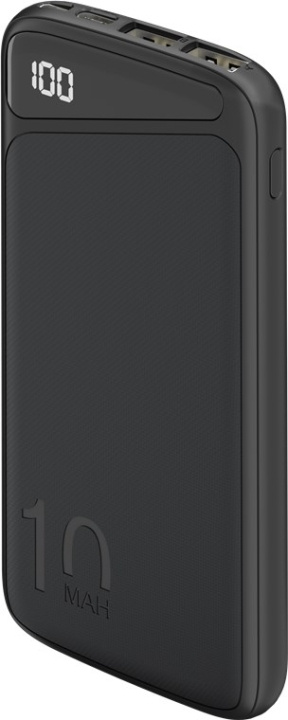 Goobay Powerbank Slimline 10.000 mAh Kraftfulla 10.000 mAh med statusdisplay ryhmässä ÄLYPUHELIMET JA TABLETIT / Laturit & Kaapelit / Powerbanks @ TP E-commerce Nordic AB (C42870)