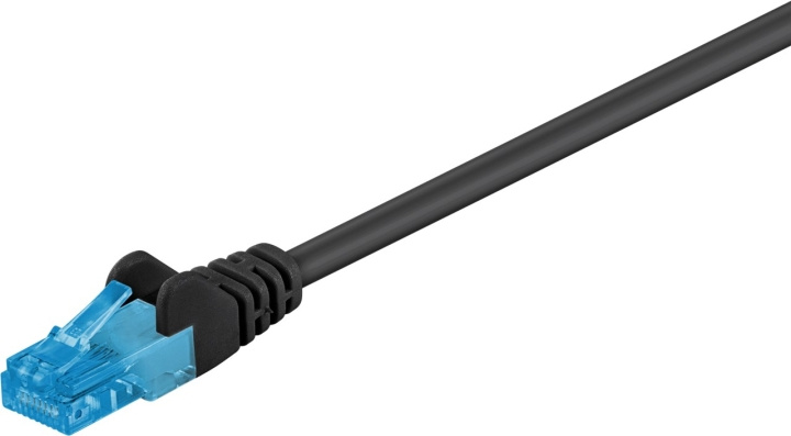 Goobay Patchkabel CAT 6A, U/UTP, svart kopparledare (CU), halogenfri kabelhölje (LSZH) ryhmässä TIETOKOONET & TARVIKKEET / Kaapelit & Sovittimet / Verkko / Cat6 @ TP E-commerce Nordic AB (C42897)