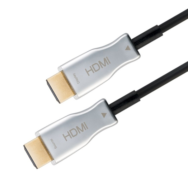 Goobay Optisk hybrid HDMI™-kabel med hög hastighet och Ethernet (AOC) Höghastighetskabel, 4K @ 60 Hz, för långa överföringsavstånd ryhmässä KODINELEKTRONIIKKA / Kaapelit & Sovittimet / HDMI / Kaapelit @ TP E-commerce Nordic AB (C42976)