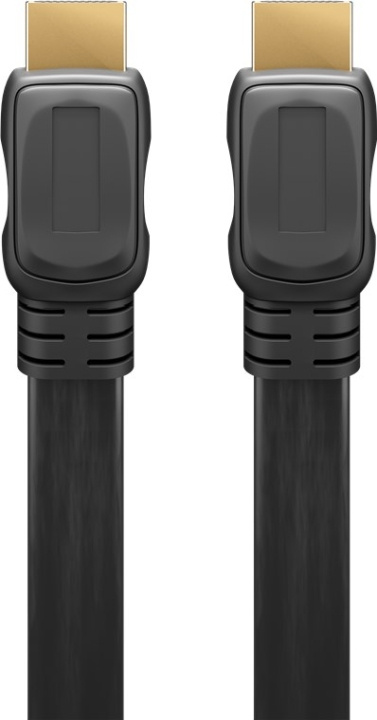 Goobay Höghastighets HDMI™-kabel Slim med Ethernet HDMI™-kontakt (typ A) > HDMI™-kontakt (typ A) ryhmässä KODINELEKTRONIIKKA / Kaapelit & Sovittimet / HDMI / Kaapelit @ TP E-commerce Nordic AB (C43080)