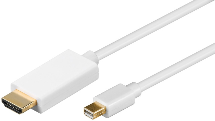 Goobay Adapterkabel för Mini DisplayPort™/HDMI™, Guldpläterad Mini DisplayPort plugg > HDMI™-kontakt (typ A) ryhmässä TIETOKOONET & TARVIKKEET / Kaapelit & Sovittimet / DisplayPort / Kaapelit @ TP E-commerce Nordic AB (C43130)
