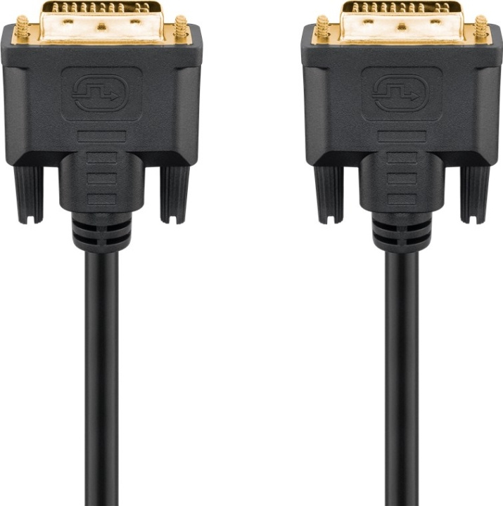 Goobay DVI-I Full HD kaapeli Dual Link, kullattu DVI-I plug Dual Link (24 + 5 pinniä) > DVI-I plug Dual Link (24 + 5 pinniä), 2 m ryhmässä TIETOKOONET & TARVIKKEET / Kaapelit & Sovittimet / DVI / Kaapelit @ TP E-commerce Nordic AB (C43314)
