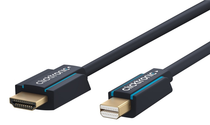 ClickTronic Aktiv adapterkabel från mini DisplayPort™ till HDMI™ premiumkabel | 1x mini DisplayPort™-kontakt >> 1x HDMI™-kontakt | 1,0 m | UHD 4K @ 30 Hz ryhmässä KODINELEKTRONIIKKA / Kaapelit & Sovittimet / HDMI / Kaapelit @ TP E-commerce Nordic AB (C43444)